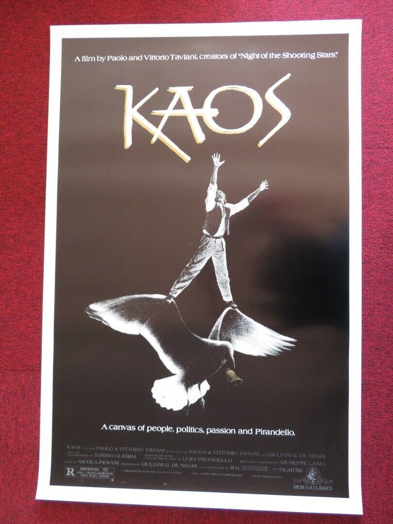 KAOS US ONE SHEET ROLLED POSTER MARGARITA LOZANO ORAZIO TORRISI 1984 - Rendezvous Cinema