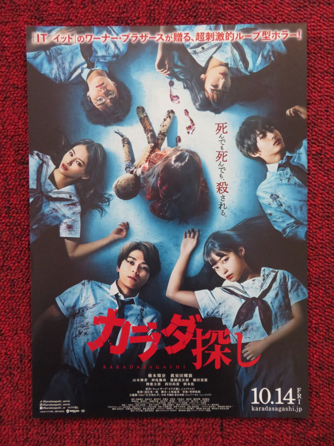 KARADA SAGASHI JAPANESE CHIRASHI (B5) POSTER KANNA HASHIMOTO GORDON MA ...