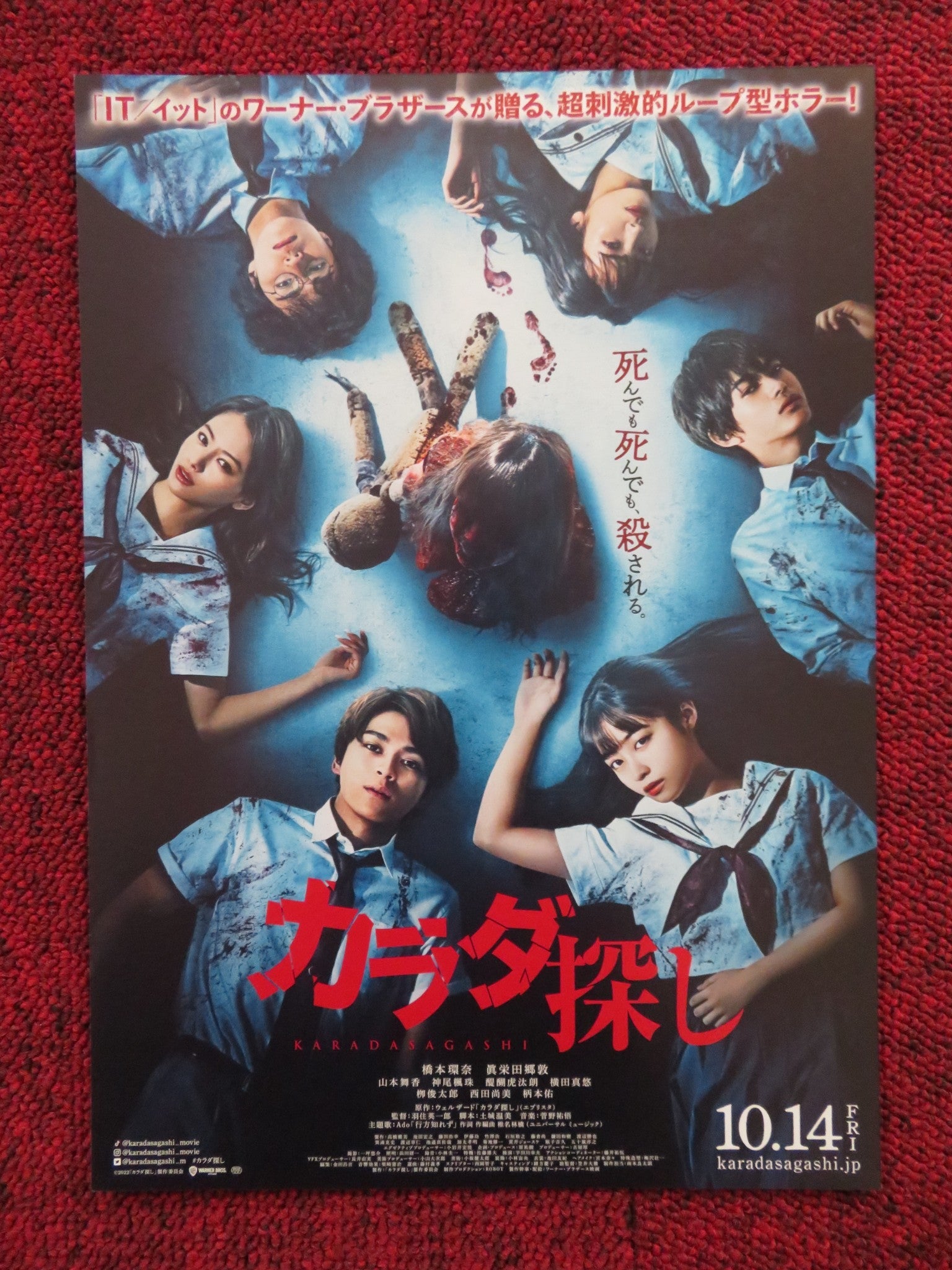 KARADA SAGASHI JAPANESE CHIRASHI (B5) POSTER KANNA HASHIMOTO GORDON MAEDA 2022 Rendezvous Cinema Movie posters
