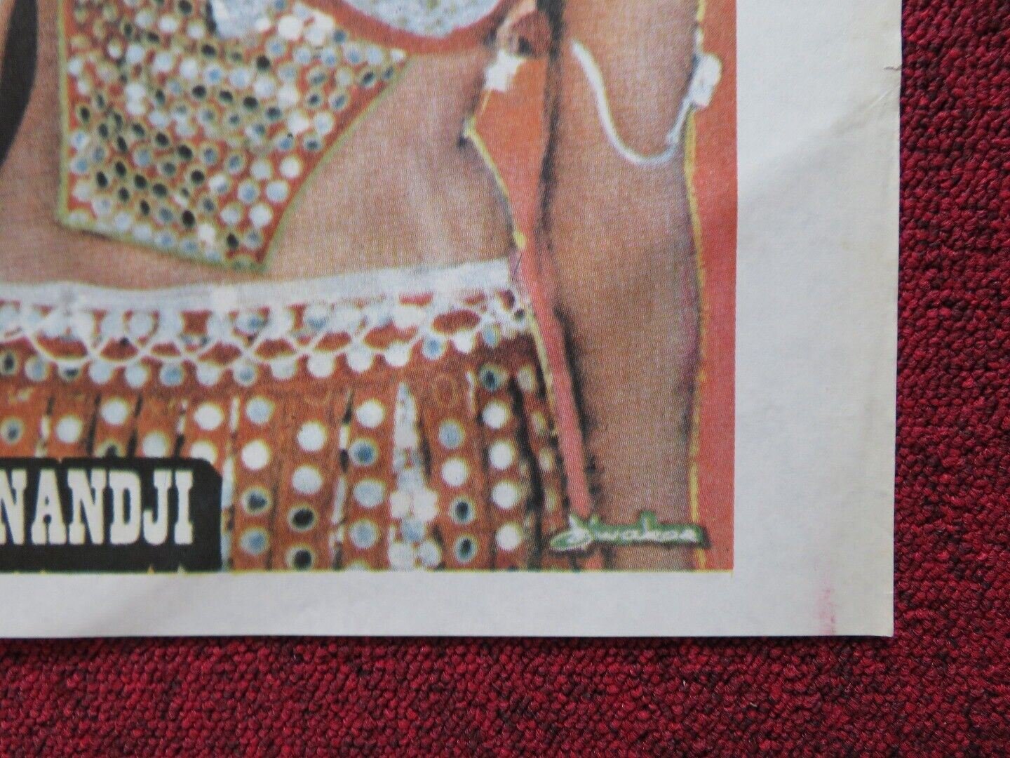 KARISHMA KUDRAT KAA PERSIAN ROLLED POSTER RATI AGNIHOTRI URMILA BHATT 1985 Movie posters