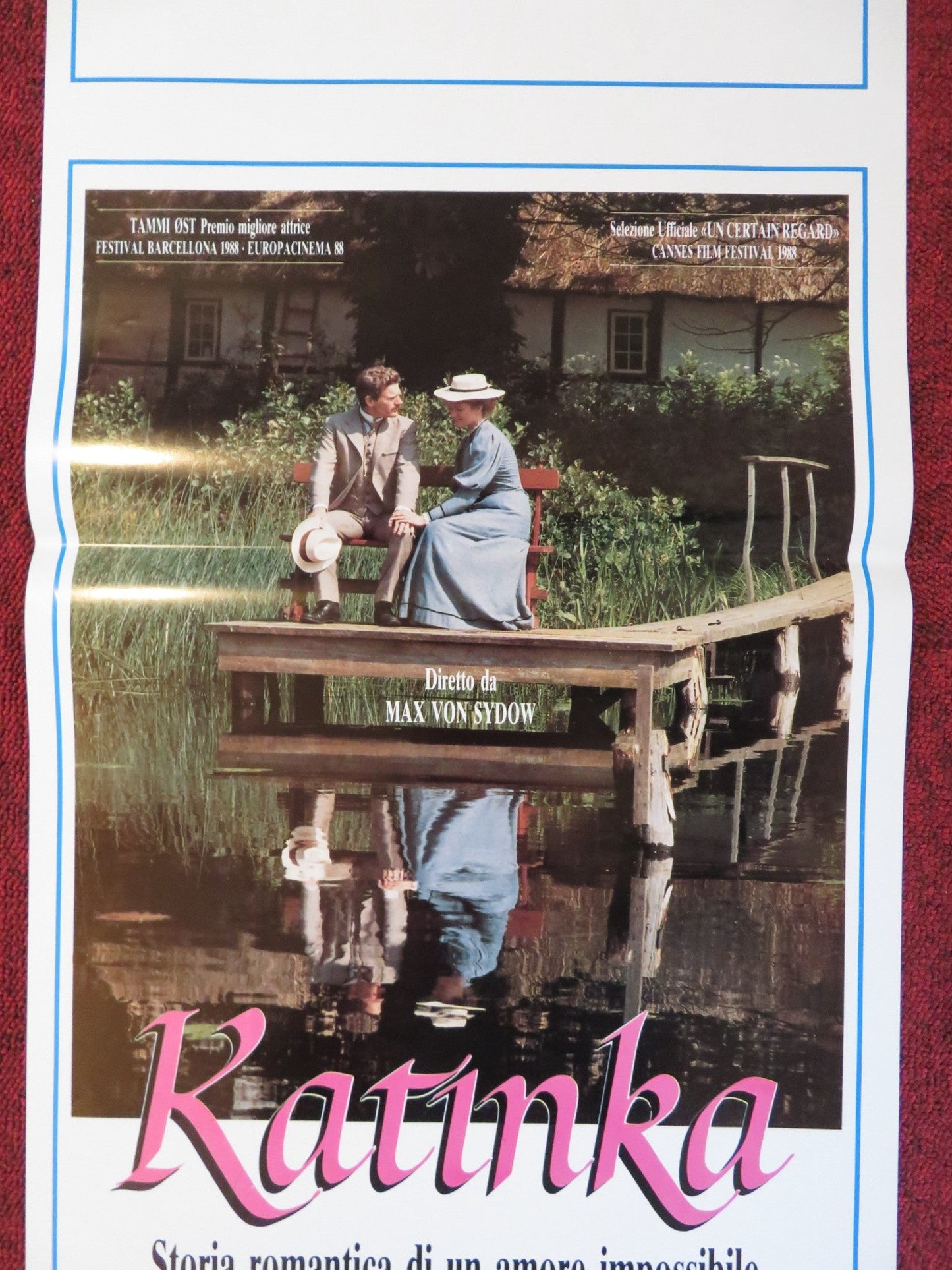 KATINKA ITALIAN LOCANDINA POSTER MAX VON SYDOW TAMMI OST 1988 Rendezvous Cinema Movie posters