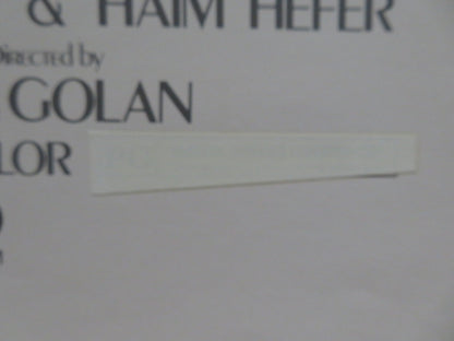 KAZABLAN US INSERT (14"x 36") POSTER YEHORAM GAON 1974 Rendezvous Cinema Movie posters