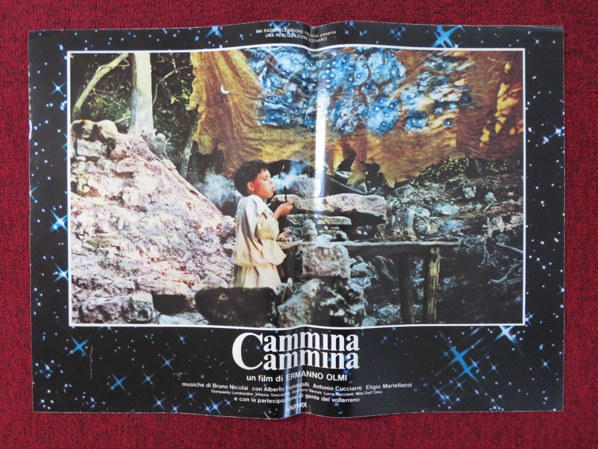 KEEP WALKING - A ITALIAN FOTOBUSTA POSTER ALBERTO FUMAGALLI A. CUCCIARRE 1983 Rendezvous Cinema Movie posters