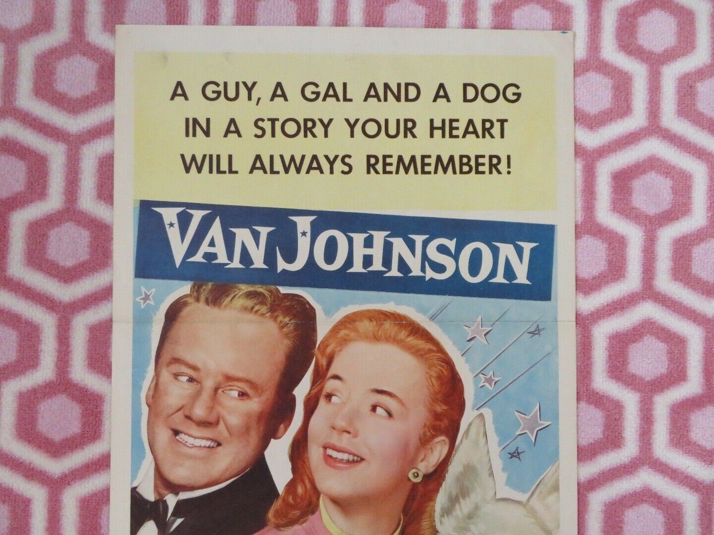 KELLY AND ME US INSERT (14"x 36") POSTER VAN JOHNSON PIPER LAURIE 1957 Movie posters