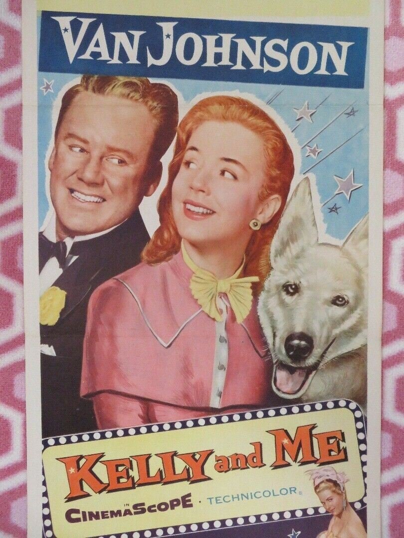 KELLY AND ME US INSERT (14"x 36") POSTER VAN JOHNSON PIPER LAURIE 1957 Movie posters