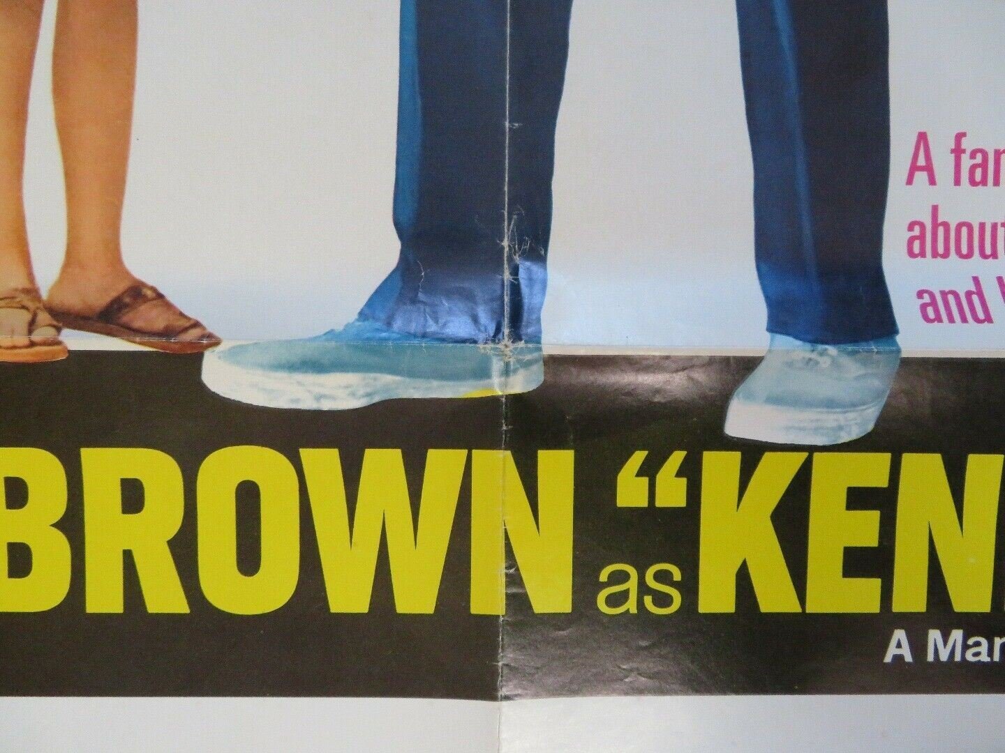 KENNER US ONE SHEET POSTER JIM BROWN HAROLD CLEMINS 1968 Movie posters