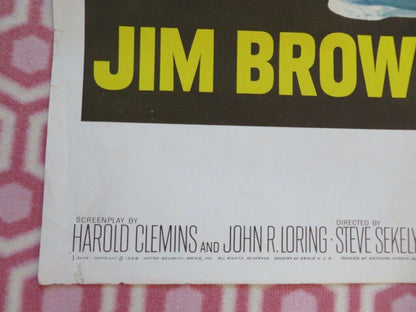KENNER US ONE SHEET POSTER JIM BROWN HAROLD CLEMINS 1968 Movie posters