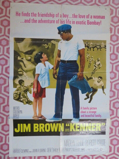 KENNER US ONE SHEET POSTER JIM BROWN HAROLD CLEMINS 1968 Movie posters
