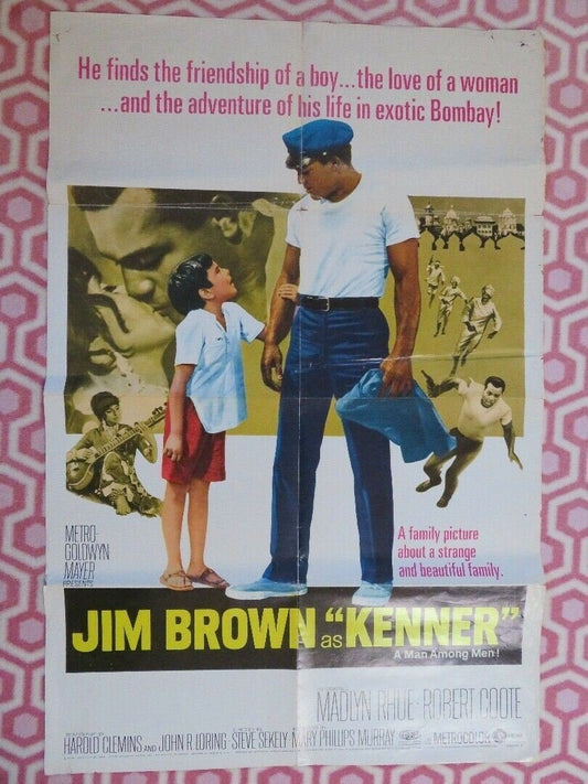 KENNER US ONE SHEET POSTER JIM BROWN HAROLD CLEMINS 1968 Movie posters