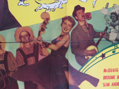 KENTUCKY JUBILEE FOLDED US ONE SHEET POSTER JERRY COLONNA JEAN PORTER 1951 - Rendezvous Cinema