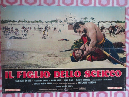 Kerim, Son of the Shei - A ITALIAN PHOTOBUSTA POSTER GORDON SCOTT CRISTINA GAIONI Movie posters