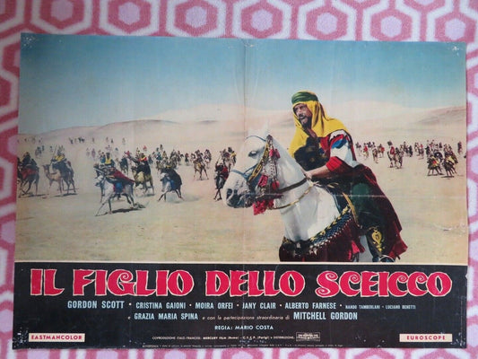 Kerim, Son of the Shei - C ITALIAN PHOTOBUSTA POSTER GORDON SCOTT 1962 Rendezvous Cinema Movie posters