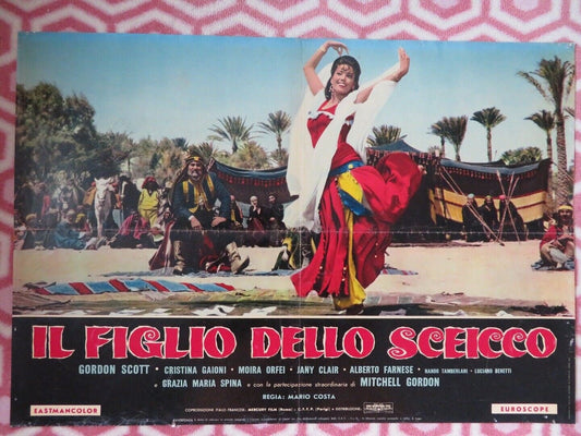Kerim, Son of the Shei - D ITALIAN PHOTOBUSTA POSTER GORDON SCOTT 1962 Rendezvous Cinema Movie posters