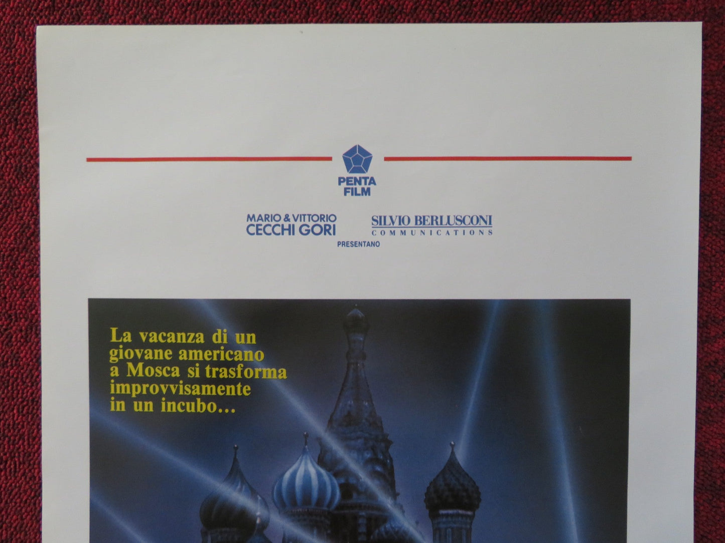 KGB ULTIMO ATTO ITALIAN LOCANDINA POSTER FRANK WHALEY NATALYA NEGODA 1992 Rendezvous Cinema Movie posters