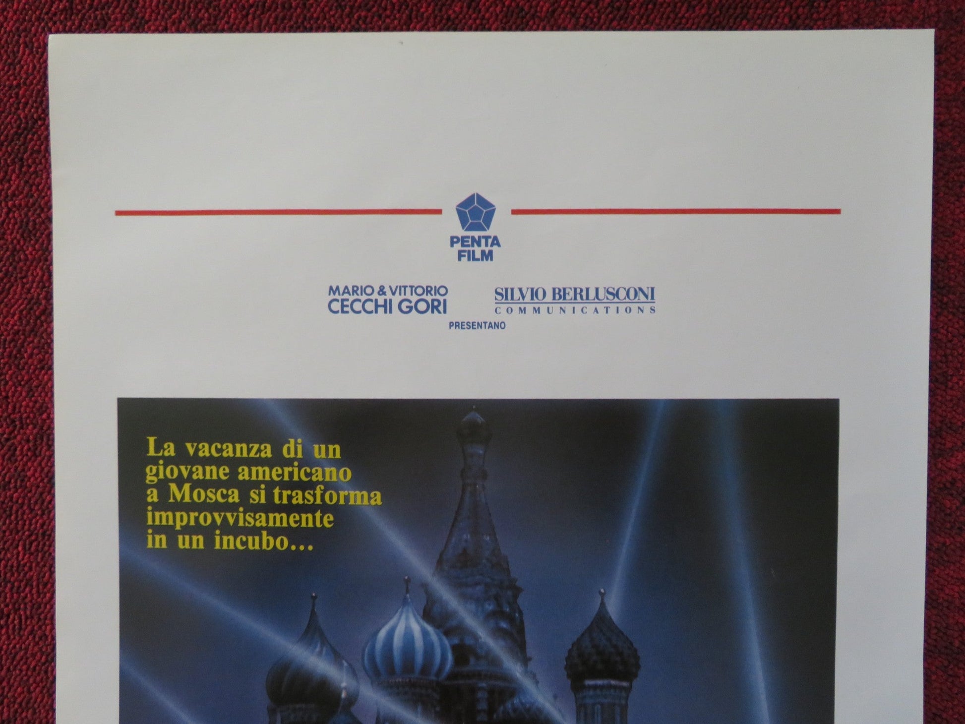 KGB ULTIMO ATTO ITALIAN LOCANDINA POSTER FRANK WHALEY NATALYA NEGODA 1992 Rendezvous Cinema Movie posters