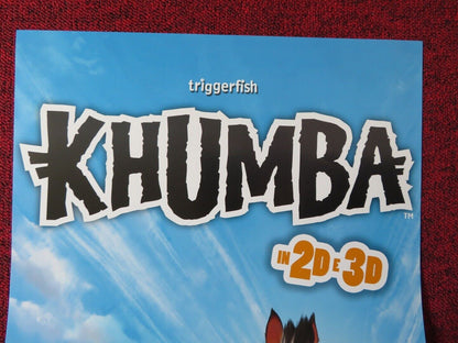 KHUMBA ITALIAN LOCANDINA (26.5"x12.5") POSTER JAKE T. AUSTIN 2013 Movie posters