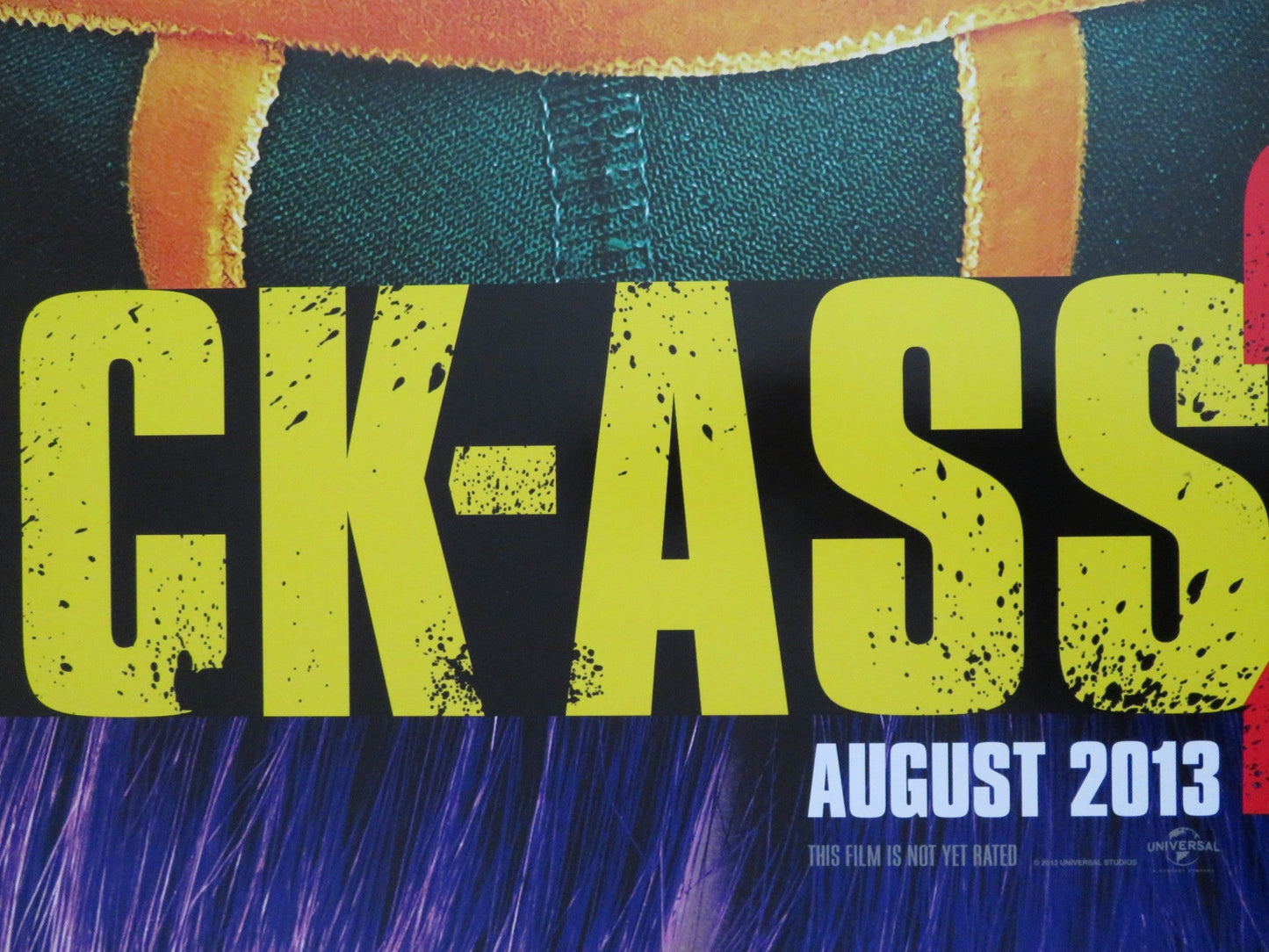 KICK - ASS 2 US ONE SHEET ROLLED POSTER AARON TAYLOR - JOHNSON C. GRACE MORETZ 2013 Rendezvous Cinema Movie posters