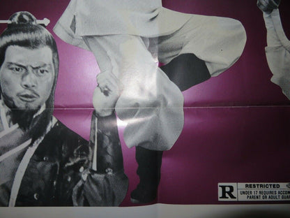 KICK OF DEATH KUNG FU US ONE SHEET POSTER 1970'S/1980'S Movie posters