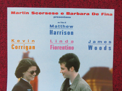 KICKED IN THE HEAD ITALIAN LOCANDINA POSTER KEVIN CORRIGAN LINDA FIORENTINO 1997 Rendezvous Cinema Movie posters