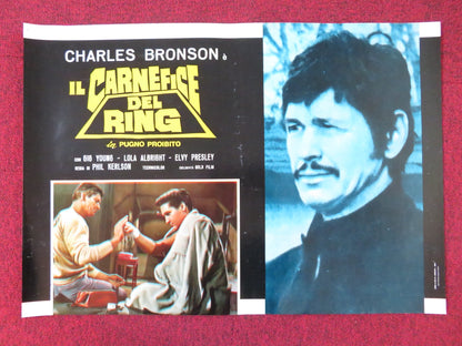 KID GALAHAD - D ITALIAN FOTOBUSTA POSTER CHARLES BRONSON ELVIS PRESLEY 1962 Rendezvous Cinema Movie posters