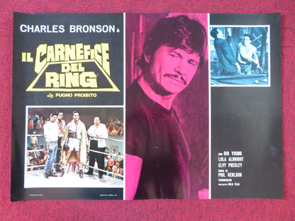 KID GALAHAD - F ITALIAN FOTOBUSTA POSTER CHARLES BRONSON ELVIS PRESLEY 1962 Rendezvous Cinema Movie posters