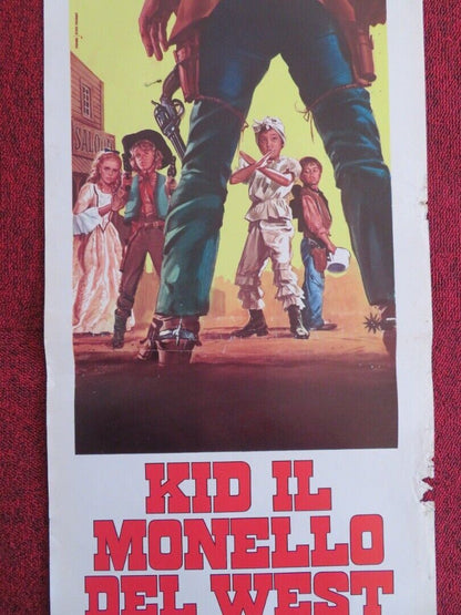 KID IL MONELLO DEL WEST ITALIAN LOCANDINA (27"x12.5") POSTER 1973 Movie posters