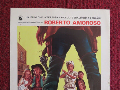 KID IL MONELLO DEL WEST ITALIAN LOCANDINA (27"x12.5") POSTER 1973 Movie posters