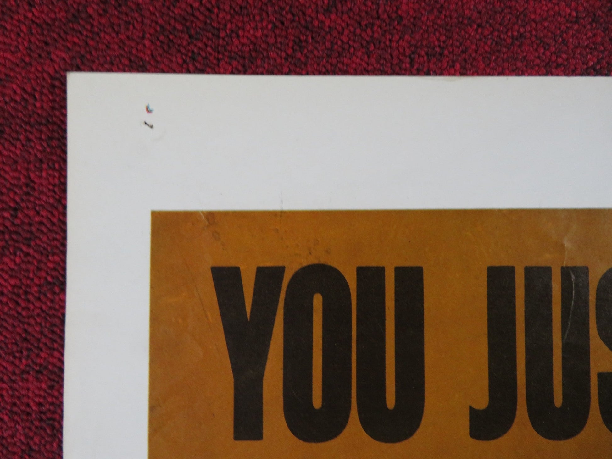 KID RODELO FOLDED US ONE SHEET POSTER DON MURRAY JANET LEIGH 1966 Rendezvous Cinema Movie posters