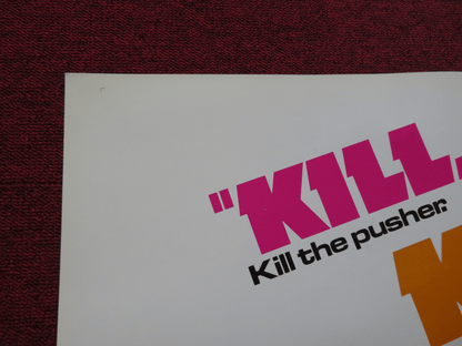 KILL! KILL! KILL! KILL! FOLDED US ONE SHEET POSTER STEPHEN BOYD JEAN SEBERG 1972 Rendezvous Cinema Movie posters