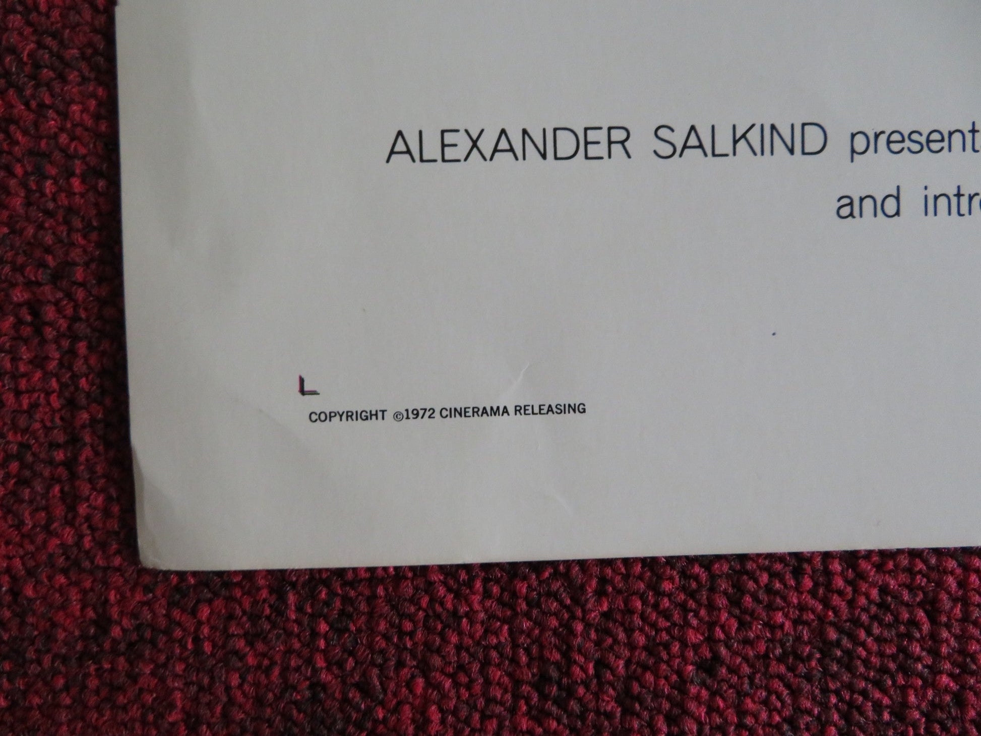 KILL! KILL! KILL! KILL! US HALF SHEET (22"x 28") POSTER STEPHEN BOYD 1972 Rendezvous Cinema Movie posters