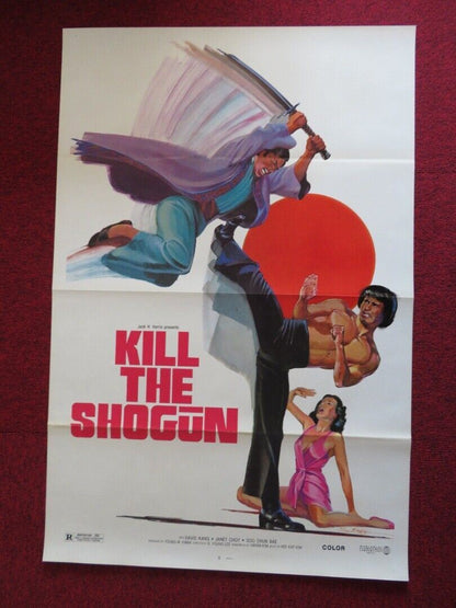 KILL THE SHOGUN - KUNG FU US ONE SHEET ROLLED POSTER DAVID KANG JANET CHOW 1975 Movie posters