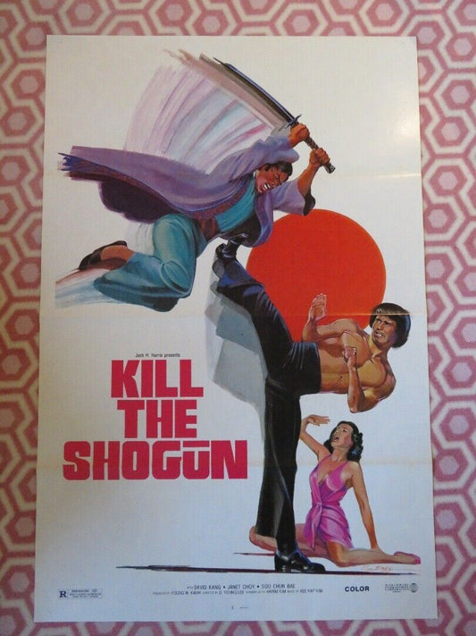 KILL THE SHOGUN US ROLLED POSTER DAVID KING JANET CHOY 1975 - Rendezvous Cinema