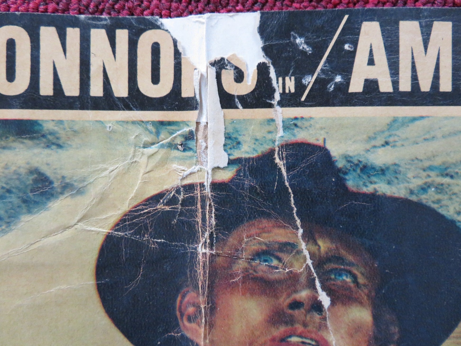 KILL THEM ALL AND COME BACK ALONE - A ITALIAN FOTOBUSTA POSTER C. CONNORS 1968 Rendezvous Cinema Movie posters