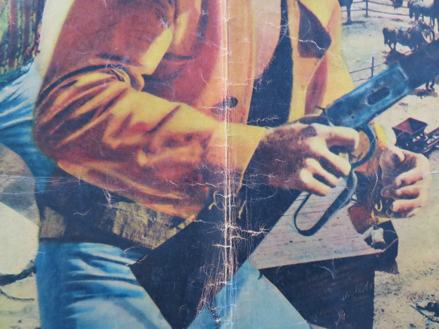 KILL THEM ALL AND COME BACK ALONE - A ITALIAN FOTOBUSTA POSTER C. CONNORS 1968 Rendezvous Cinema Movie posters