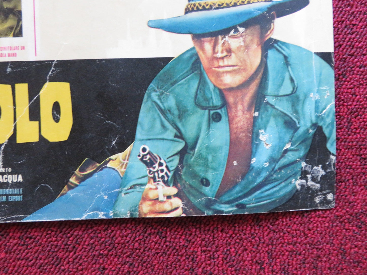 KILL THEM ALL AND COME BACK ALONE - B ITALIAN FOTOBUSTA POSTER C. CONNORS 1968 Rendezvous Cinema Movie posters