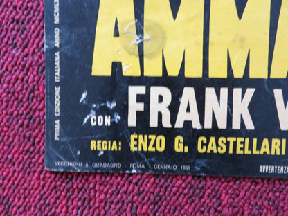 KILL THEM ALL AND COME BACK ALONE - C ITALIAN FOTOBUSTA POSTER C. CONNORS 1968 Rendezvous Cinema Movie posters