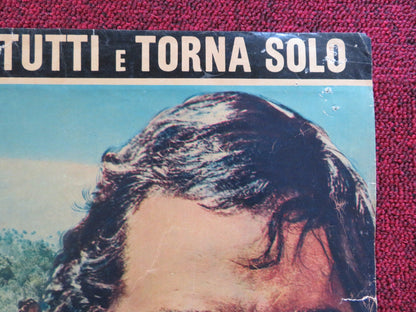 KILL THEM ALL AND COME BACK ALONE - C ITALIAN FOTOBUSTA POSTER C. CONNORS 1968 Rendezvous Cinema Movie posters