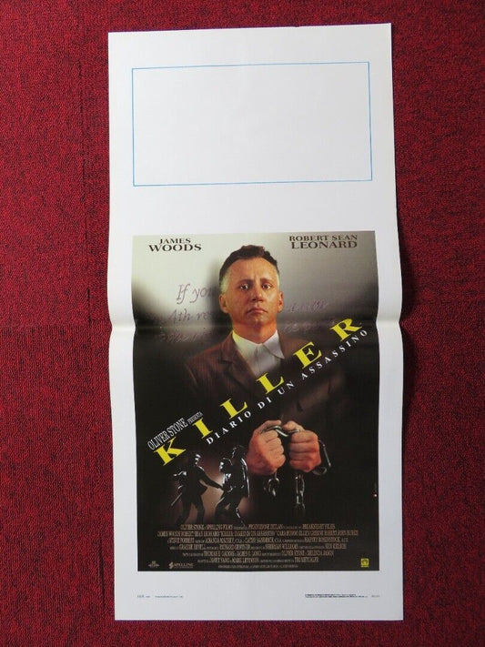 KILLER: A JOURNAL OF MURDER ITALIAN LOCANDINA (27.5"x13") POSTER JAMES WOOD '96 Movie posters