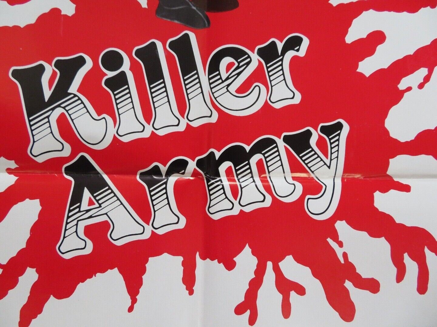 KILLER ARMY /The Rebel Intruders KUNG FU FOLDED US ONE SHEET POSTER 1980 - Rendezvous Cinema