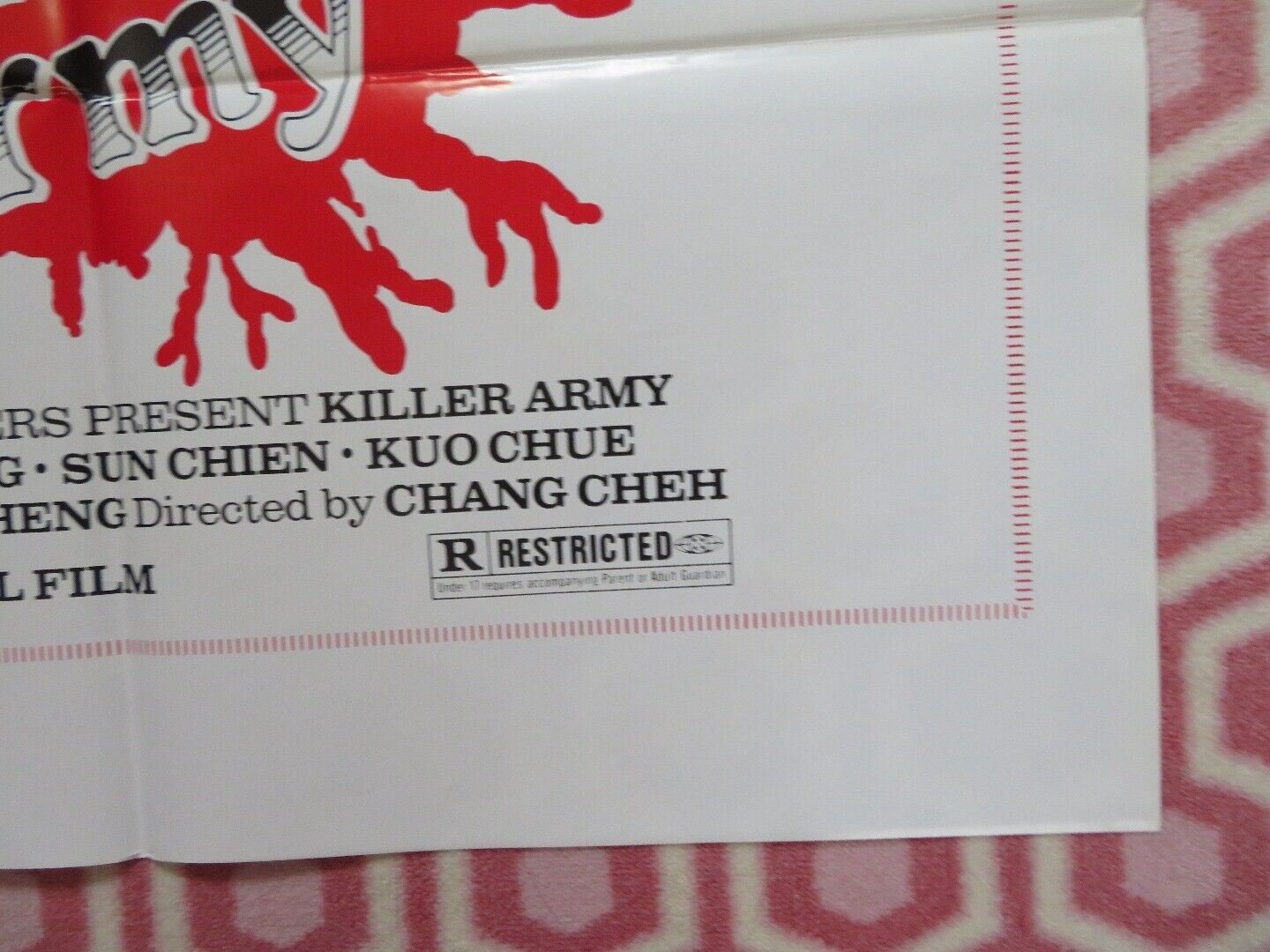 KILLER ARMY /The Rebel Intruders KUNG FU FOLDED US ONE SHEET POSTER 1980 - Rendezvous Cinema