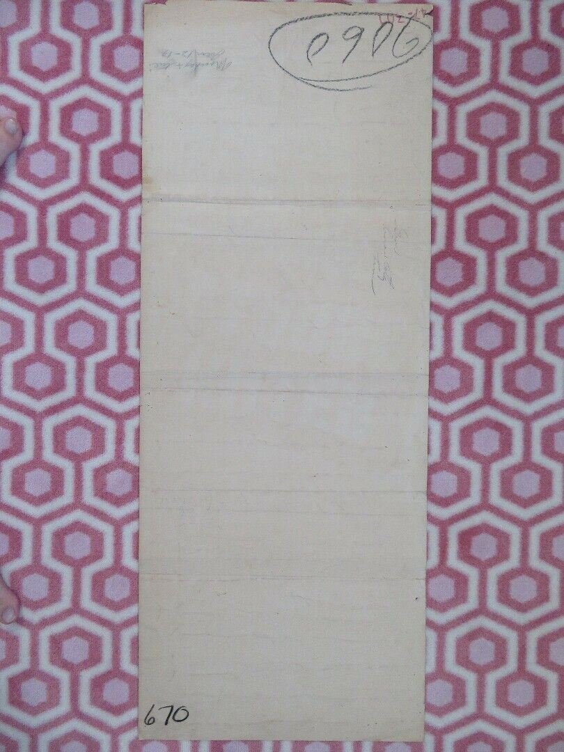 KILLER AT LARGE US INSERT (14"x 36") POSTER ROBERT LOWERY ANABEL SHAW 1947 Rendezvous Cinema Movie posters