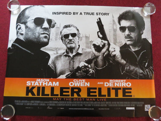 KILLER ELITE UK QUAD (30"x 40") ROLLED POSTER JASON STATHAM ROBERT DE NIRO 2011 Rendezvous Cinema Movie posters