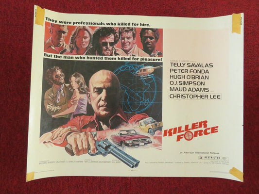 KILLER FORCE US HALF SHEET (22"x 28") POSTER TELLY SAVALAS PETER FONDA 1976 Movie posters