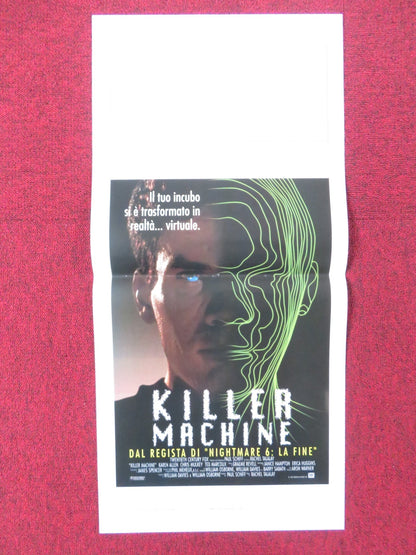 KILLER MACHINE ITALIAN LOCANDINA POSTER KAREN ALLEN CHRIS MULKEY 1994 Rendezvous Cinema Movie posters
