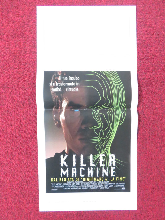 KILLER MACHINE ITALIAN LOCANDINA POSTER KAREN ALLEN CHRIS MULKEY 1994 Rendezvous Cinema Movie posters