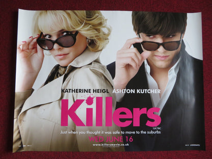 KILLERS UK QUAD (30"x40") ROLLED POSTER ASHTON KUTCHER KATHERINE HEIGL 2010 Rendezvous Cinema Movie posters