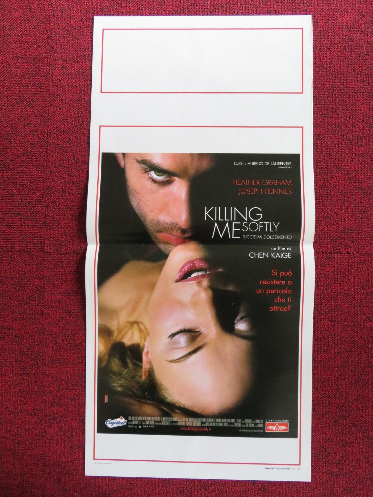 KILLING ME SOFTLY ITALIAN LOCANDINA POSTER HEATHER GRAHAM JOSEPH FIENNES 2002 Rendezvous Cinema Movie posters