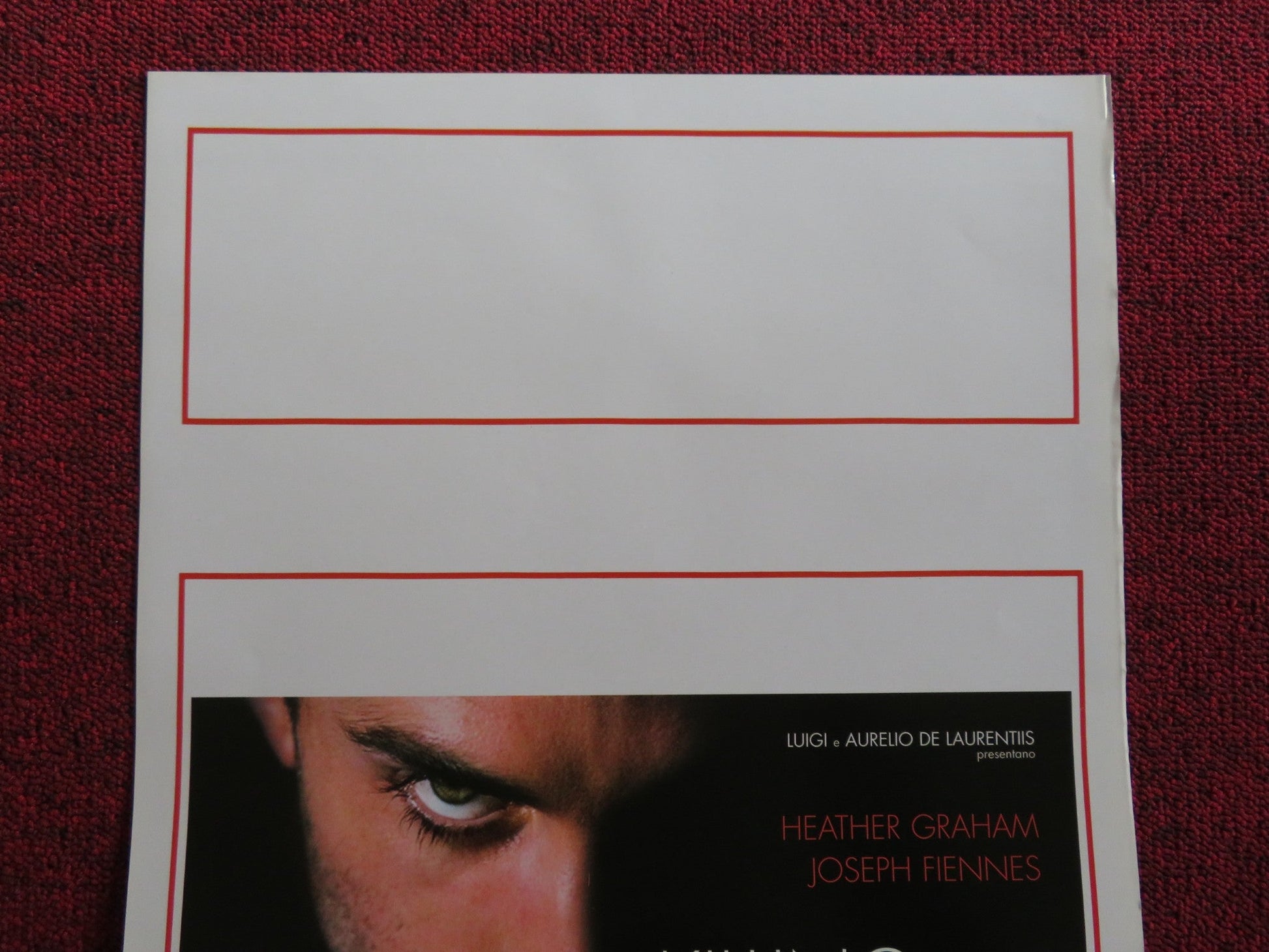 KILLING ME SOFTLY ITALIAN LOCANDINA POSTER HEATHER GRAHAM JOSEPH FIENNES 2002 Rendezvous Cinema Movie posters