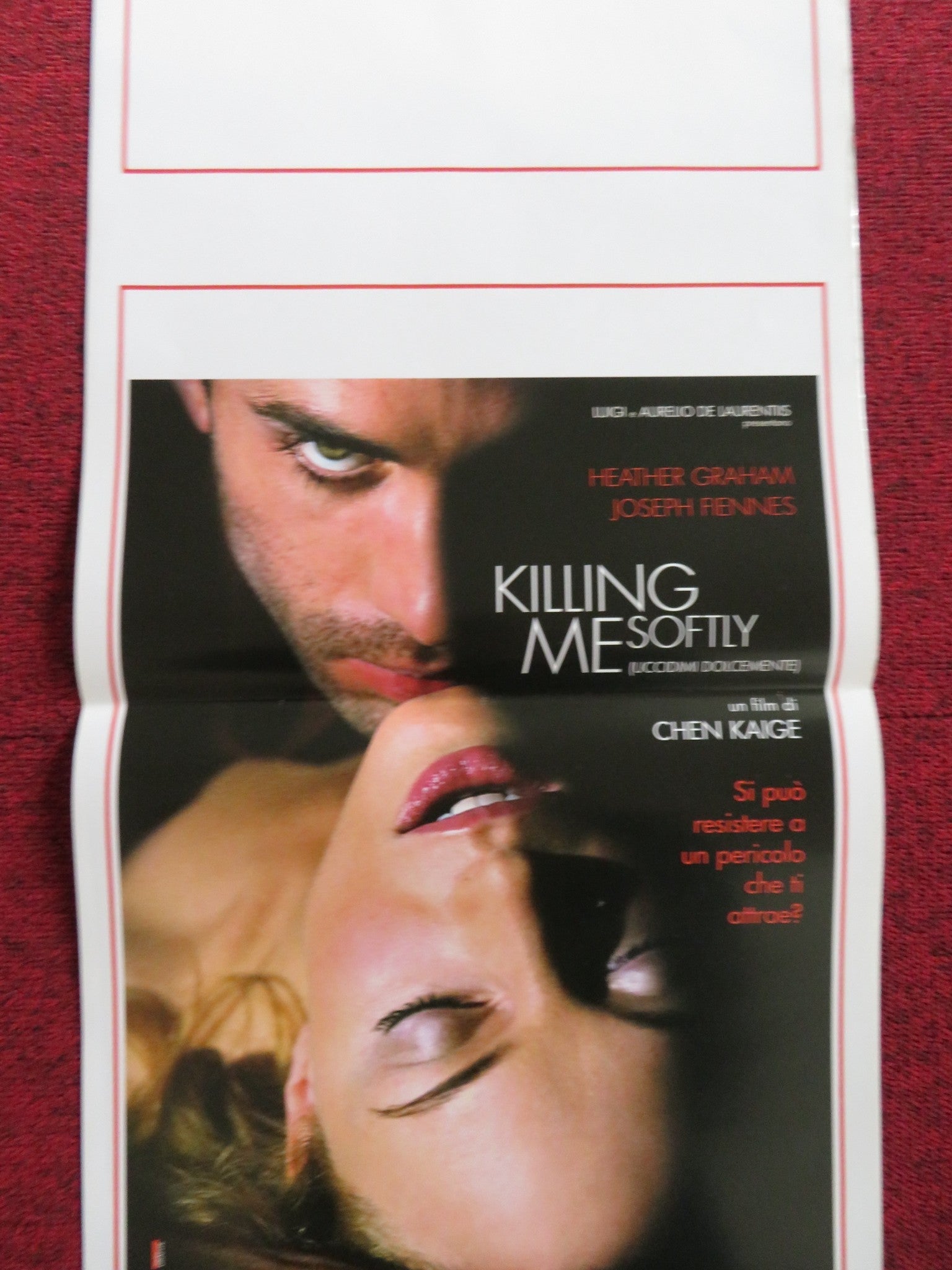 KILLING ME SOFTLY ITALIAN LOCANDINA POSTER HEATHER GRAHAM JOSEPH FIENNES 2002 Rendezvous Cinema Movie posters