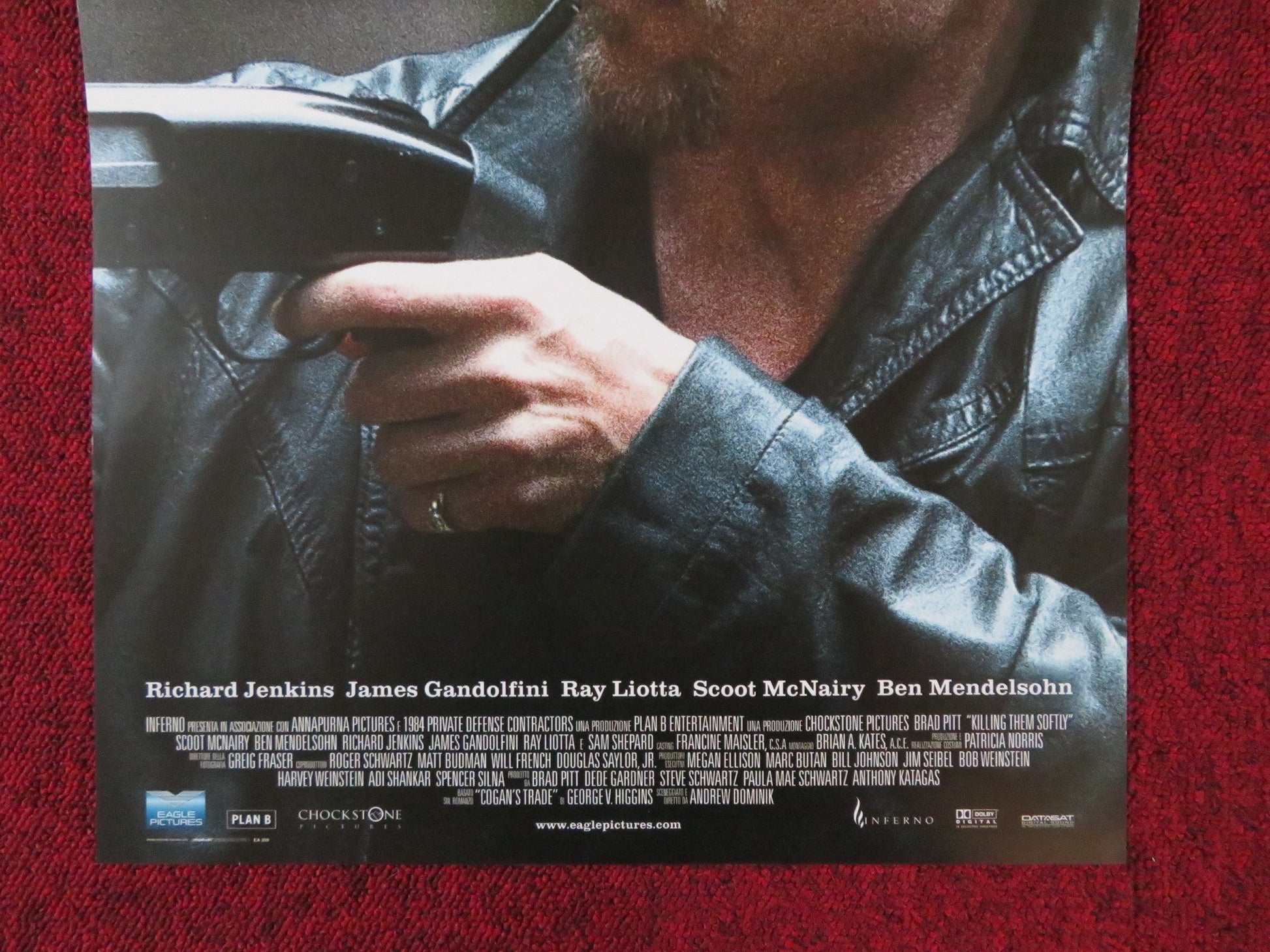 KILLING THEM SOFTLY ITALIAN LOCANDINA POSTER BRAD PITT RAY LIOTTA 2012 Rendezvous Cinema Movie posters